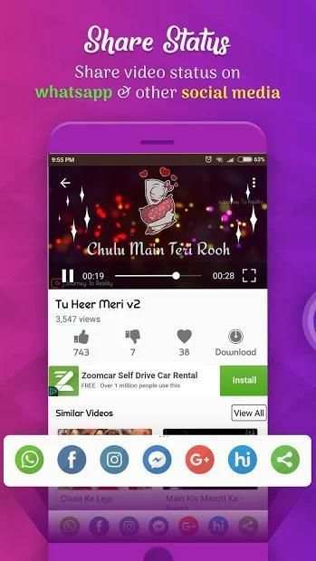 Video Song Status स्क्रीनशॉट 3