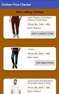 Clothes Price Checker - Clothes Price Compare App screenshot 1