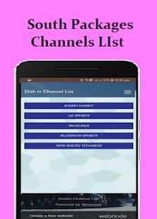 Dish Tv Channel List & Packages स्क्रीनशॉट 2