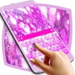 ikon Theme Keyboard Pink