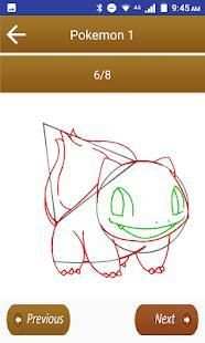 How to draw Pokemon screenshot 2