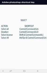 Adobe photoshop shortcut key screenshot 4