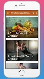 How To Increase Metabolism स्क्रीनशॉट 4