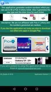 Pick 4 Lucky Ticket Generator screenshot 1