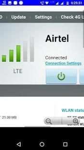 Airtel 4G Wifi Hotspot Admin screenshot 2