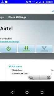 Airtel 4G Wifi Hotspot Admin screenshot 1