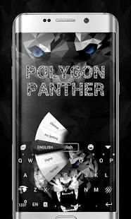 Polygon Panther GO Keyboard Theme स्क्रीनशॉट 4