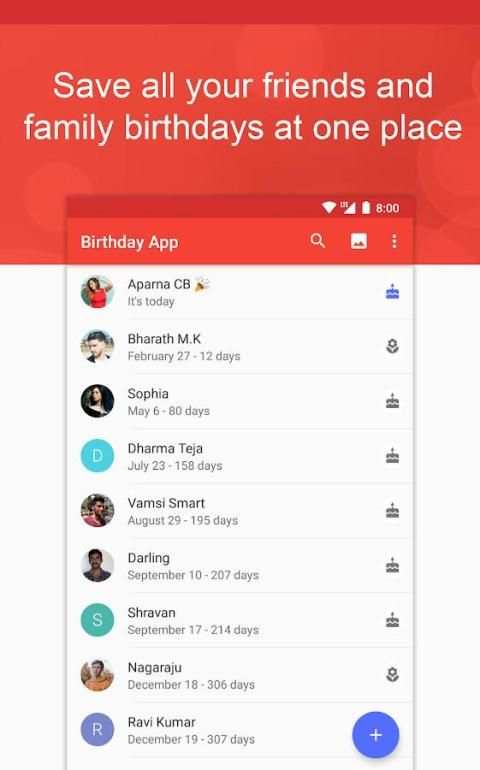 Birthday App - Birthday Reminder, Photo frames screenshot 6