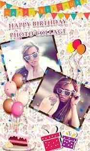 Birthday Collage Maker स्क्रीनशॉट 5