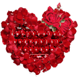 ikon Red Rose Love Keyboard