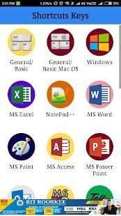 Computer shortcuts स्क्रीनशॉट 4