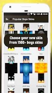 Boys Skins for MCPE 4 تصوير الشاشة