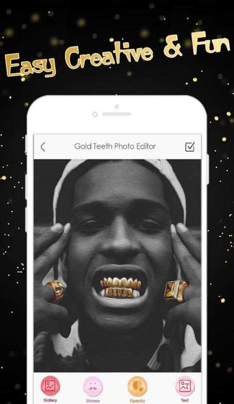 Gold Teeth Photo Editor screenshot 2