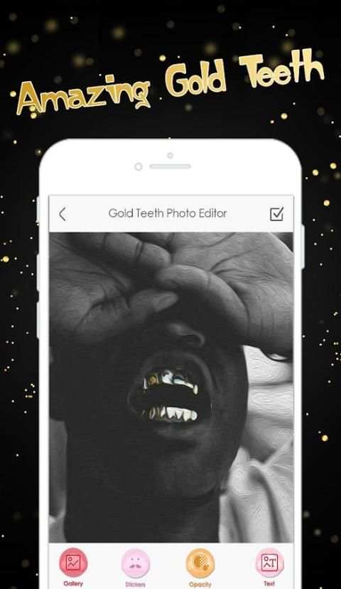 Gold Teeth Photo Editor screenshot 4