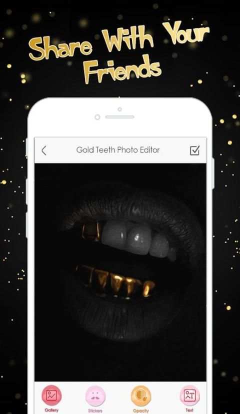 Gold Teeth Photo Editor screenshot 1
