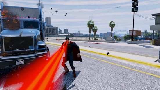 Flying Superman Simulator 2018 स्क्रीनशॉट 6
