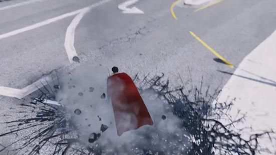 Flying Superman Simulator 2018 स्क्रीनशॉट 8