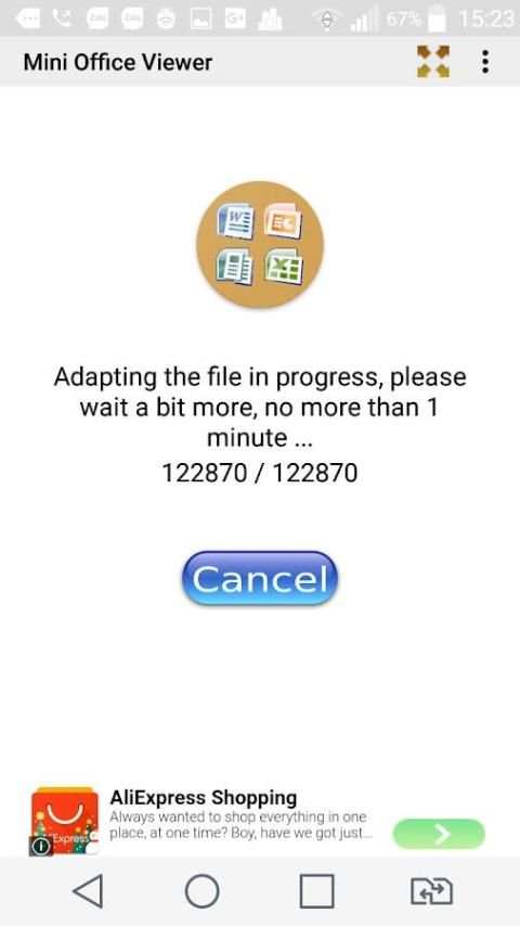 Mini Office Viewer स्क्रीनशॉट 3