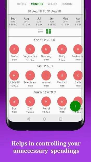 Mehangai-Easy Expense Manager & Budget Keeper App स्क्रीनशॉट 4