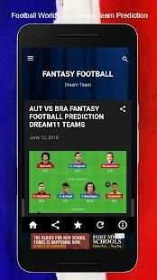 FANTASY 11- DREAM TEAM football Cricket Prediction screenshot 4