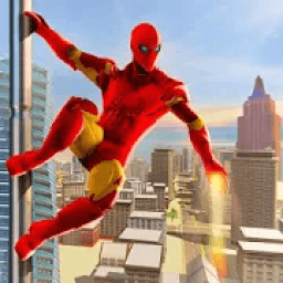 Real Iron Spider Rescue Survival Mission आइकन