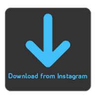 Download videos and images from Instagram logo