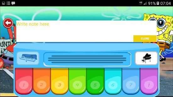 Children's Piano - Spongebob Patrick screenshot 4