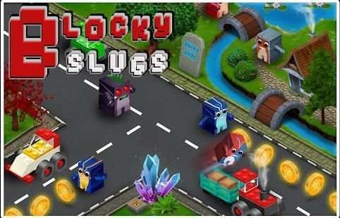 Blocky Slugterra Dash скриншот 1
