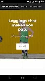 Shop Online Leggings screenshot 8