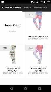 Shop Online Leggings screenshot 7