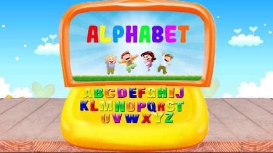 Kids Computer Alphabet - Abcd for kids laptop screenshot 2