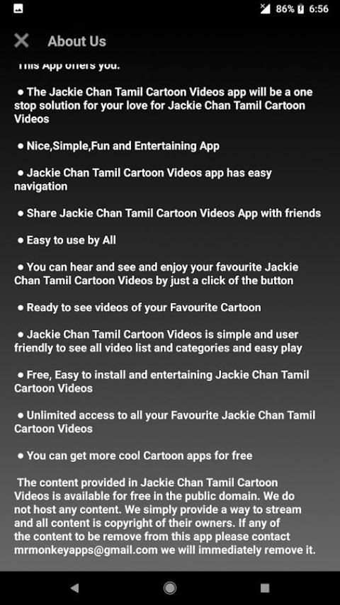 Jackie Chan Tamil Cartoon Videos screenshot 2