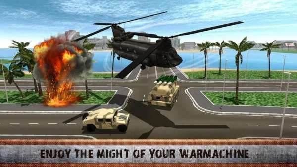 Chinook Army Helicopter Aero Flight Simulator screenshot 2