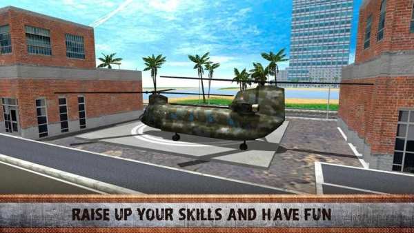 Chinook Army Helicopter Aero Flight Simulator screenshot 1