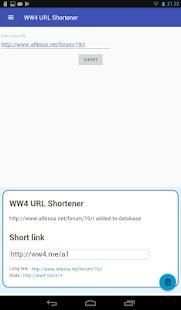 WW4 URL Shortener स्क्रीनशॉट 2