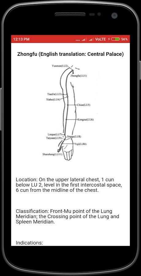 Acupressure Point screenshot 1