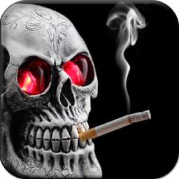 Smoking Skull - Cigarette Lighter