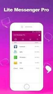 Lite Messenger Pro screenshot 1