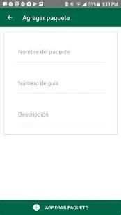 CorreosTrack 2.0 (Correos de México; Mexpost) screenshot 1
