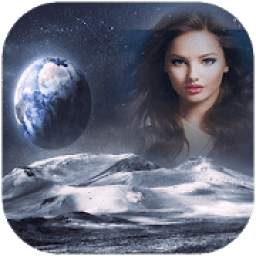 ضع صورتك ف إطار صورة الكرة الأرض 1.2