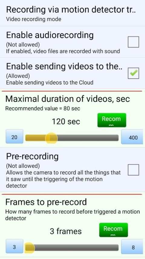 USB camera, Endoscope, EasyCap, motion detector screenshot 3