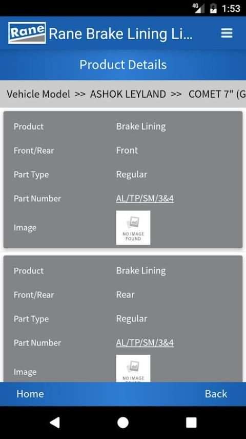 Rane Brake Lining स्क्रीनशॉट 5