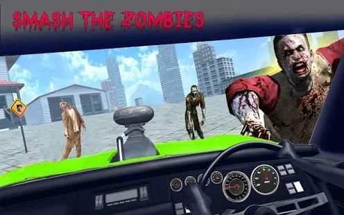 Stickman Zombie Destruction Roadkill Hero Car Game screenshot 2