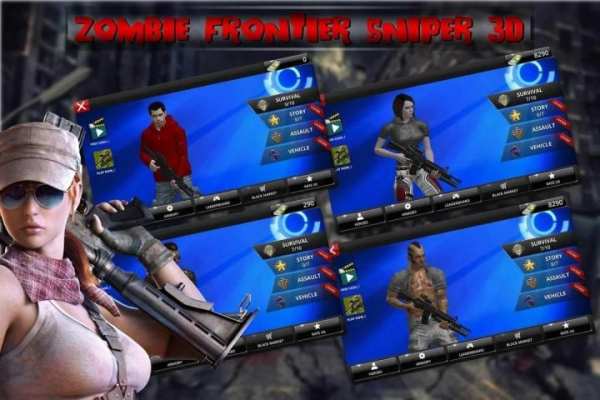 Zombie Frontier : Sniper 3D screenshot 4