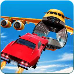 Jet Cars Stunts GT Racing Flying Car Racing Games