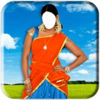 Women Half Saree Photo Suit