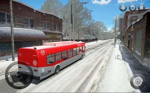 Modern Bus : Urban Transport Driving Simulator 3D screenshot 4