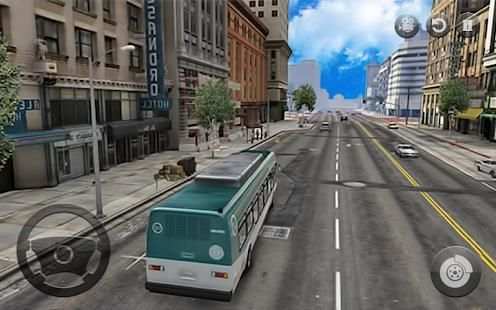 Modern Bus : Urban Transport Driving Simulator 3D screenshot 3