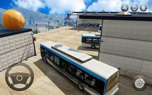 Modern Bus : Urban Transport Driving Simulator 3D screenshot 2
