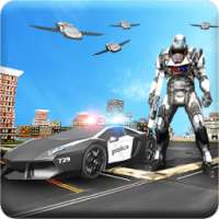 US Police Robot Car Transformation: Car Transform